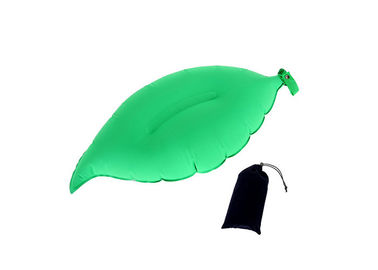 Grünes aufblasbares Reise-Kissen-Gedächtnis-Schaum-Material mit Speichertasche fournisseur